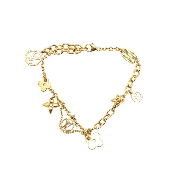 LOUIS VUITTON Gold Charm Bracelet - Picture 1 of 6